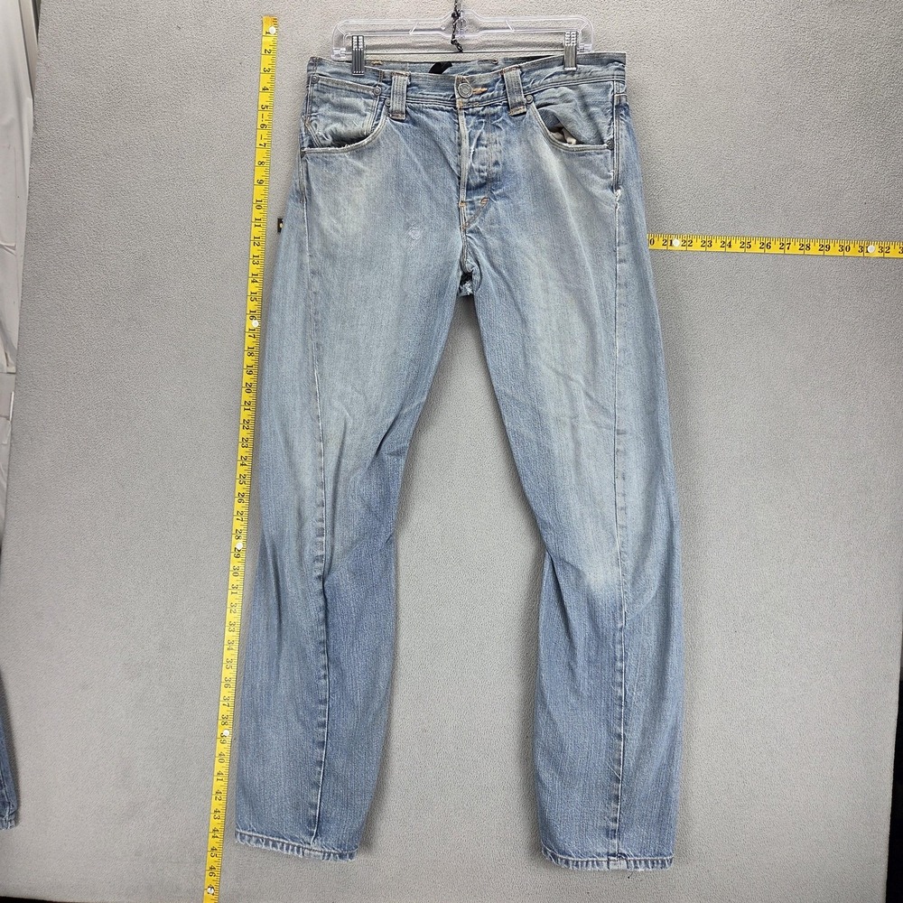 Vintage Levis Engineered Jeans Mens 33x32 Blue Twisted Light Wash